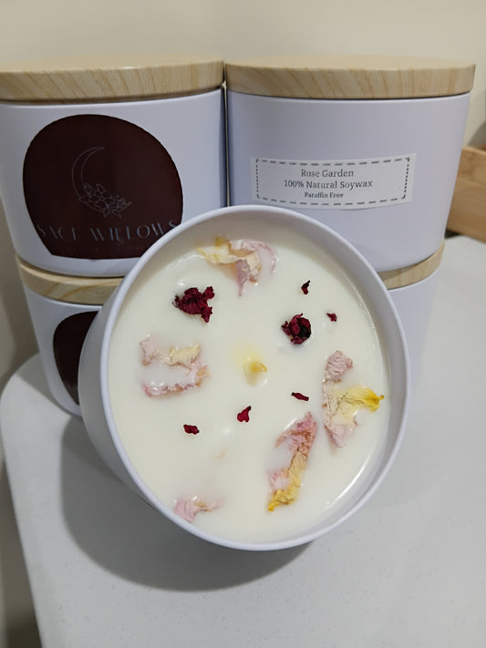 Rose Garden Natural Soywax Candle (8oz)
