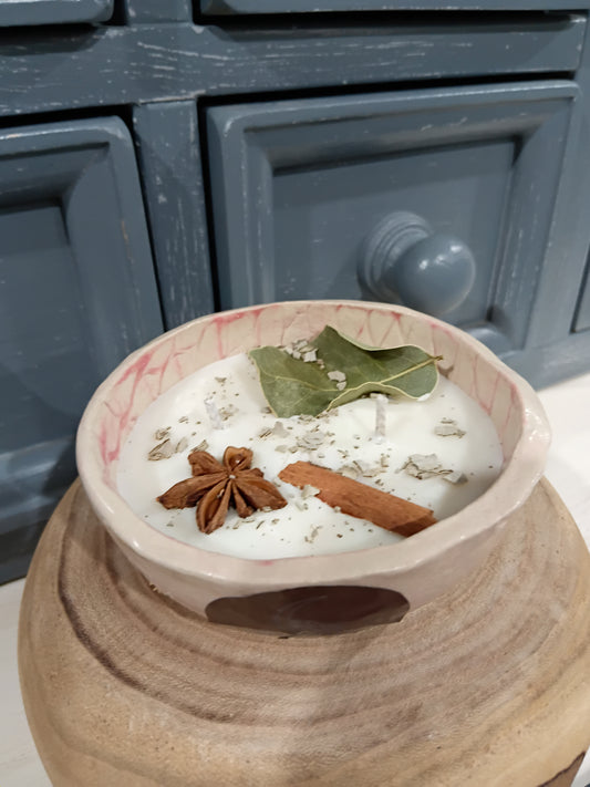 Cedarwood & Frankincense (approx 4oz) 100% Natural Soywax Candle