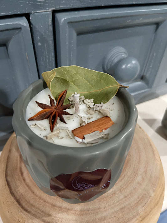 Cedarwood & Frankincense (approx 4oz) 100% Natural Soywax Candle