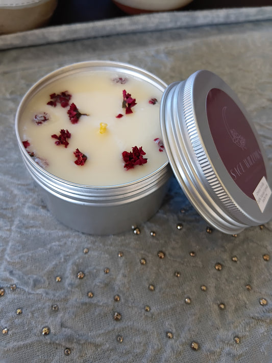 Creamy Vanilla Natural Soywax Candle (4oz)