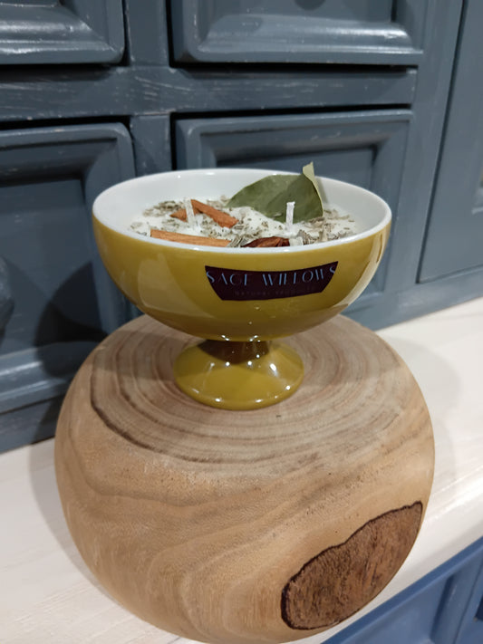 Cedarwood & Frankincense (approx 4oz) 100% Natural Soywax Candle